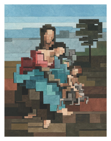The Virgin and Child with Saint Anne